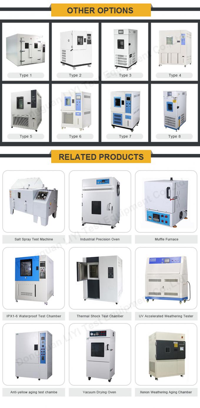 Камера температуры LIYI JIS C60068 150L Benchtop, камера влажности температуры LIYI 2